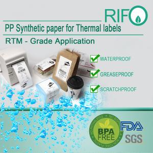 A etiqueta resistente à água da bagagem, transferência térmica etiqueta materiais livres de BPA